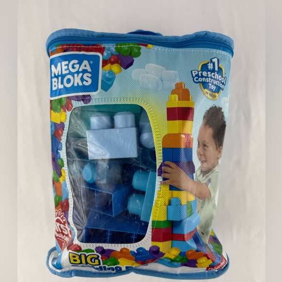 Mega Bloks Other - Mega Bloks Blue 3.1 Pounds Block Lot